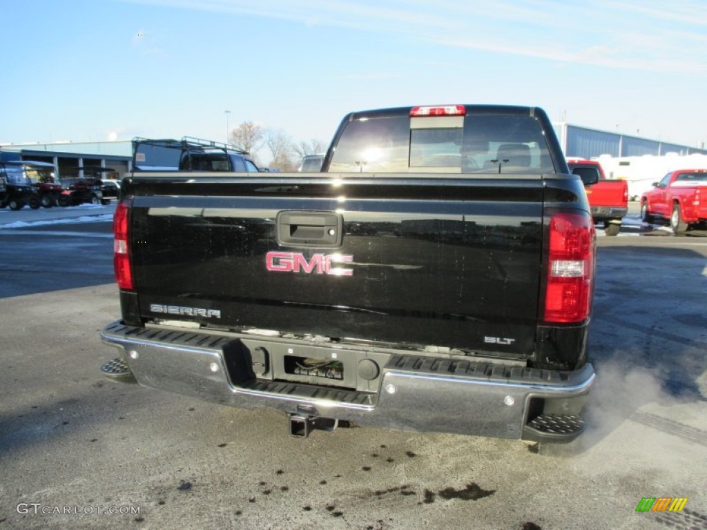 2014 Sierra 1500 SLT Crew Cab 4x4 - Onyx Black / Jet Black/Dark Ash photo #35