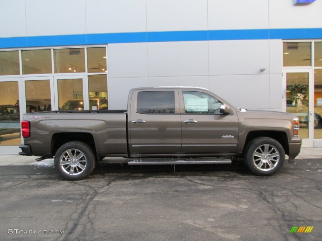 2014 Silverado 1500 High Country Crew Cab 4x4 - Brownstone Metallic / High Country Saddle photo #2