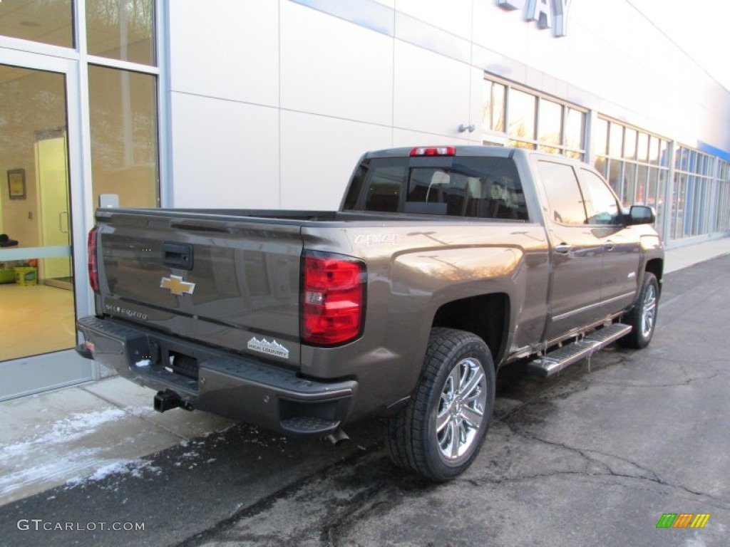 2014 Silverado 1500 High Country Crew Cab 4x4 - Brownstone Metallic / High Country Saddle photo #4