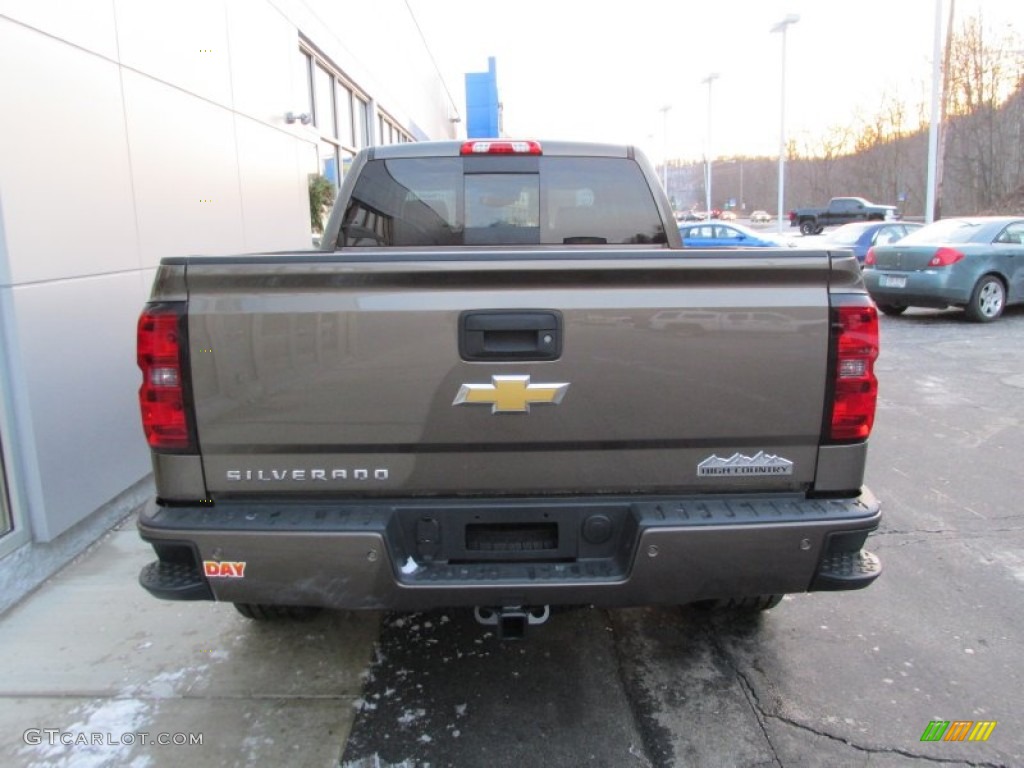 2014 Silverado 1500 High Country Crew Cab 4x4 - Brownstone Metallic / High Country Saddle photo #5