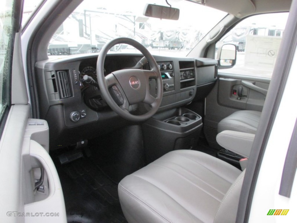 Medium Pewter Interior 2014 GMC Savana Van 2500 Extended Cargo Photo #88762719