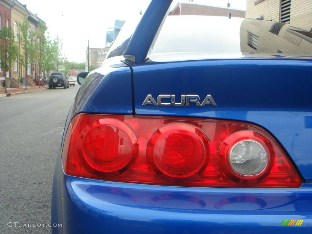 2005 RSX Type S Sports Coupe - Vivid Blue Pearl / Ebony photo #14