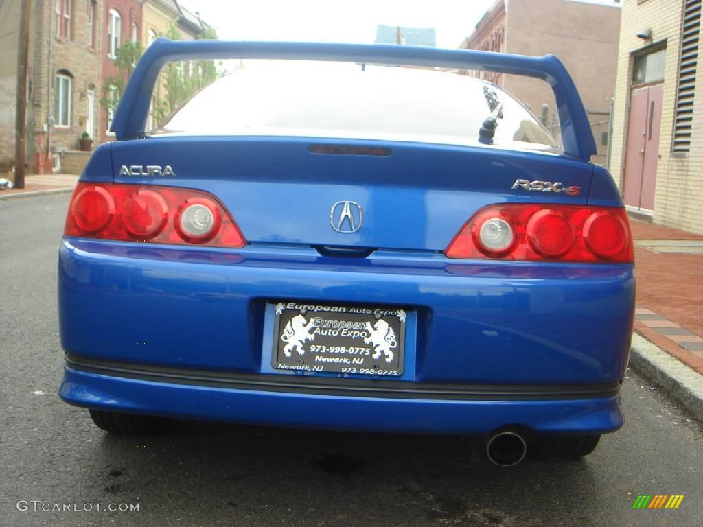 2005 RSX Type S Sports Coupe - Vivid Blue Pearl / Ebony photo #15