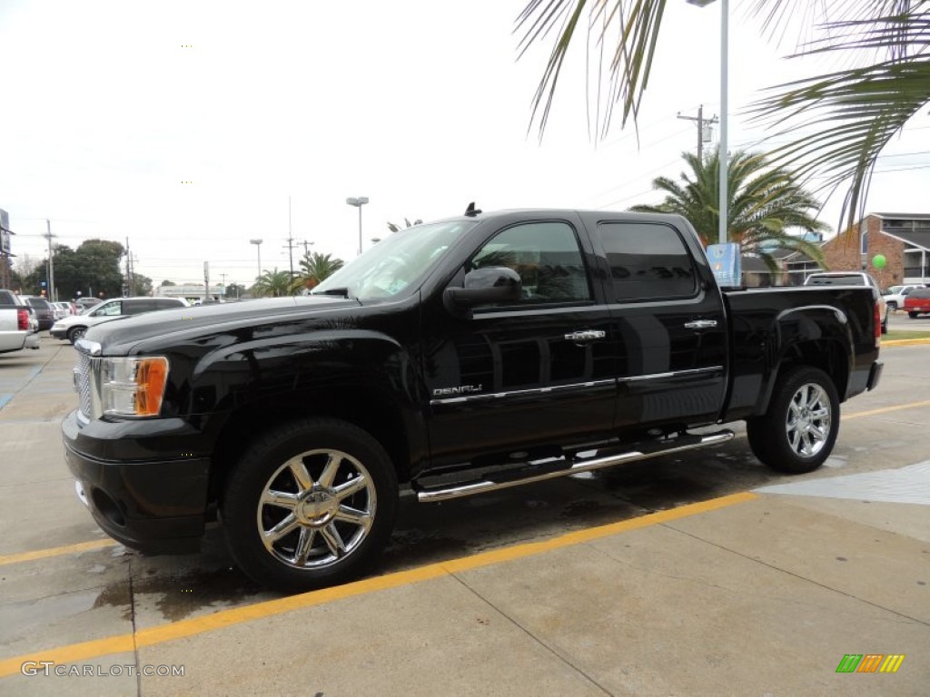 Onyx Black 2012 GMC Sierra 1500 Denali Crew Cab Exterior Photo #88762998