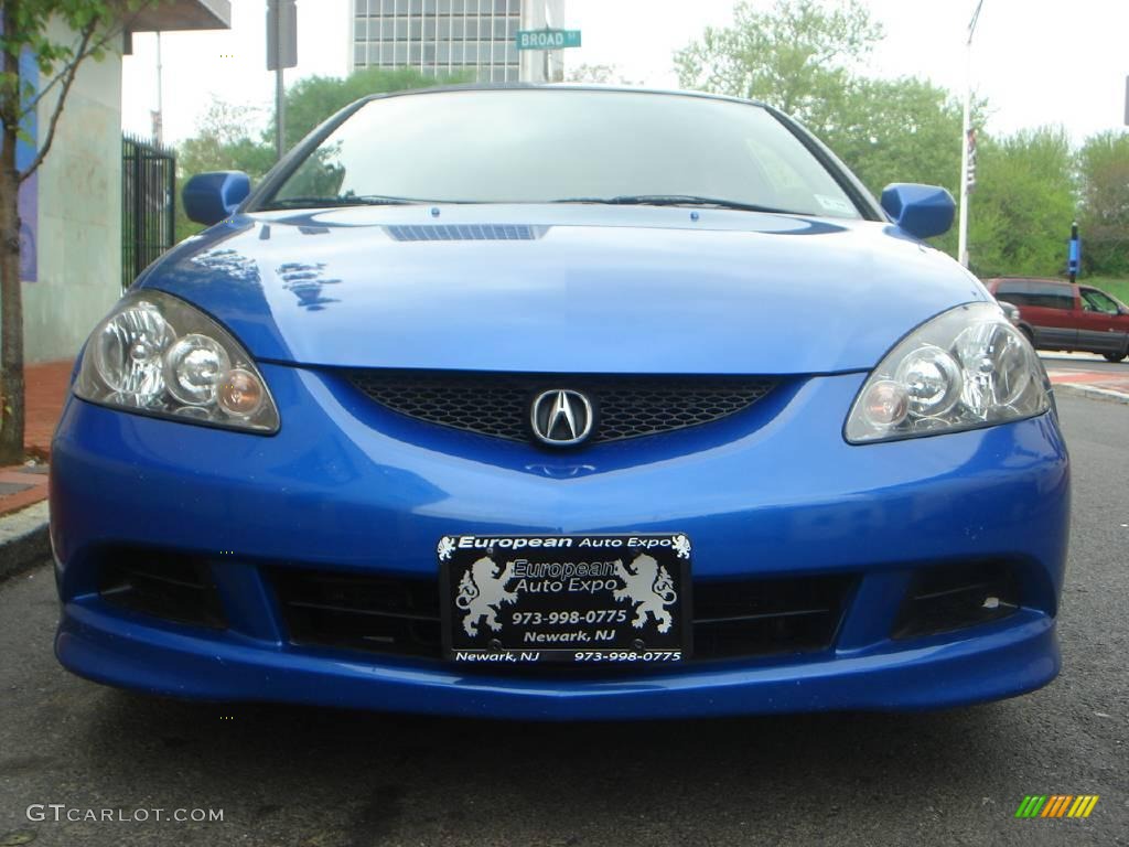2005 RSX Type S Sports Coupe - Vivid Blue Pearl / Ebony photo #18