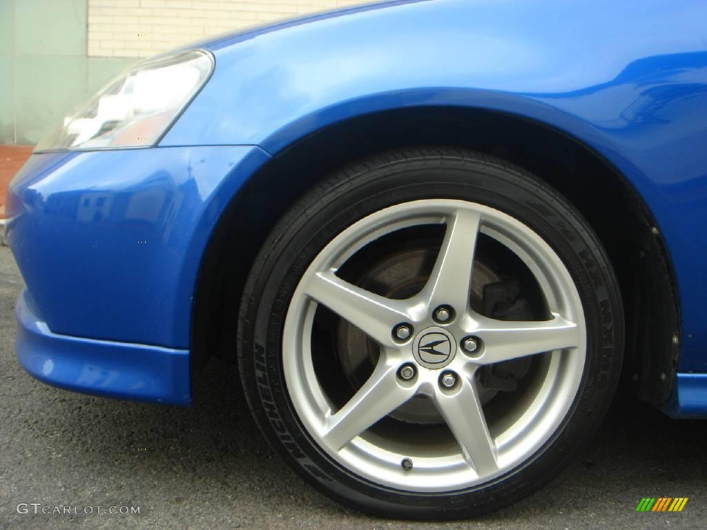 2005 RSX Type S Sports Coupe - Vivid Blue Pearl / Ebony photo #20