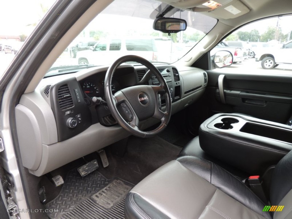 2010 Sierra 1500 SL Crew Cab - Pure Silver Metallic / Dark Titanium photo #12