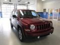 2011 Deep Cherry Red Crystal Pearl Jeep Patriot Latitude 4x4  photo #6