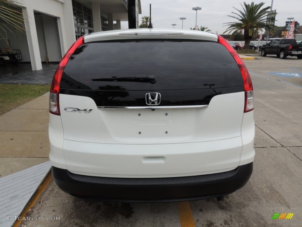 2012 CR-V LX - Taffeta White / Gray photo #3