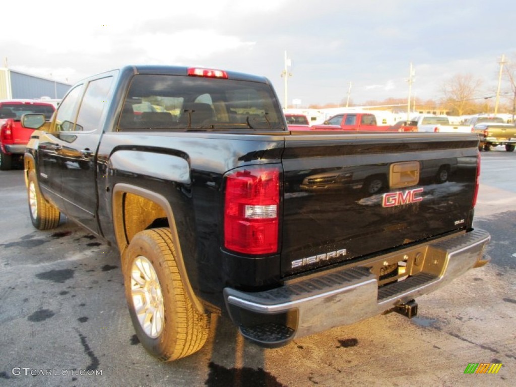 2014 Sierra 1500 SLE Crew Cab 4x4 - Onyx Black / Jet Black/Dark Ash photo #27