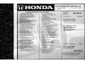2014 Honda Crosstour EX-L V6 Window Sticker