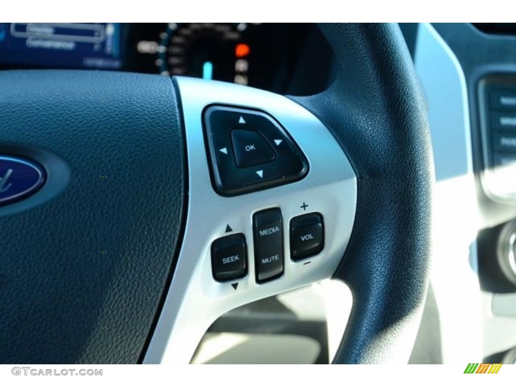 2012 Explorer 4WD - Dark Pearl Blue Metallic / Medium Light Stone photo #22