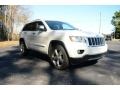 2011 Stone White Jeep Grand Cherokee Overland 4x4  photo #3