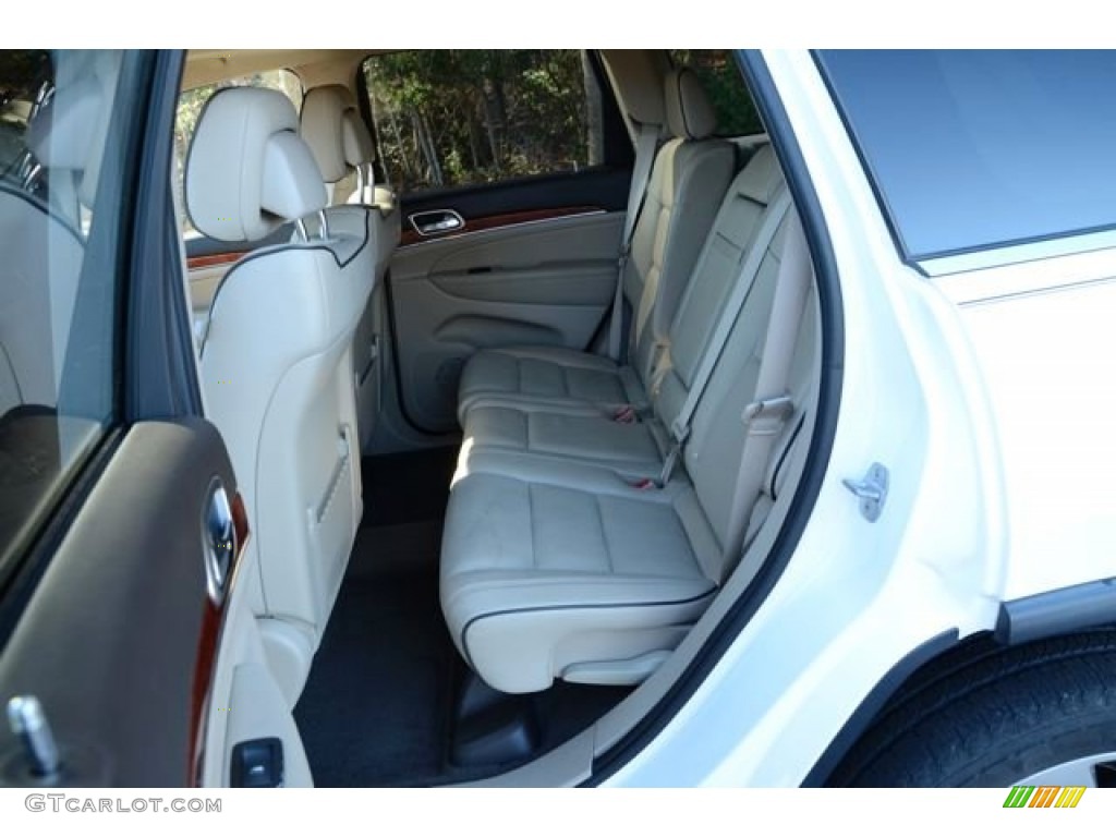 2011 Grand Cherokee Overland 4x4 - Stone White / Dark Frost Beige/Light Frost Beige photo #11