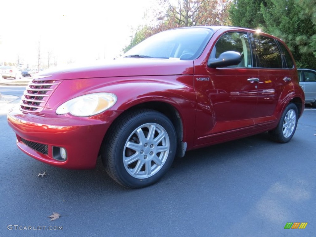 2006 PT Cruiser Limited - Inferno Red Crystal Pearl / Pastel Slate Gray photo #1