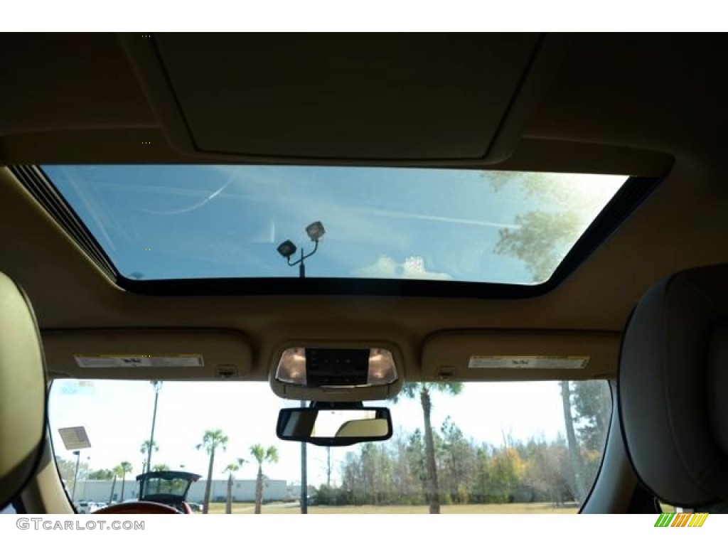 2011 Grand Cherokee Overland 4x4 - Stone White / Dark Frost Beige/Light Frost Beige photo #13