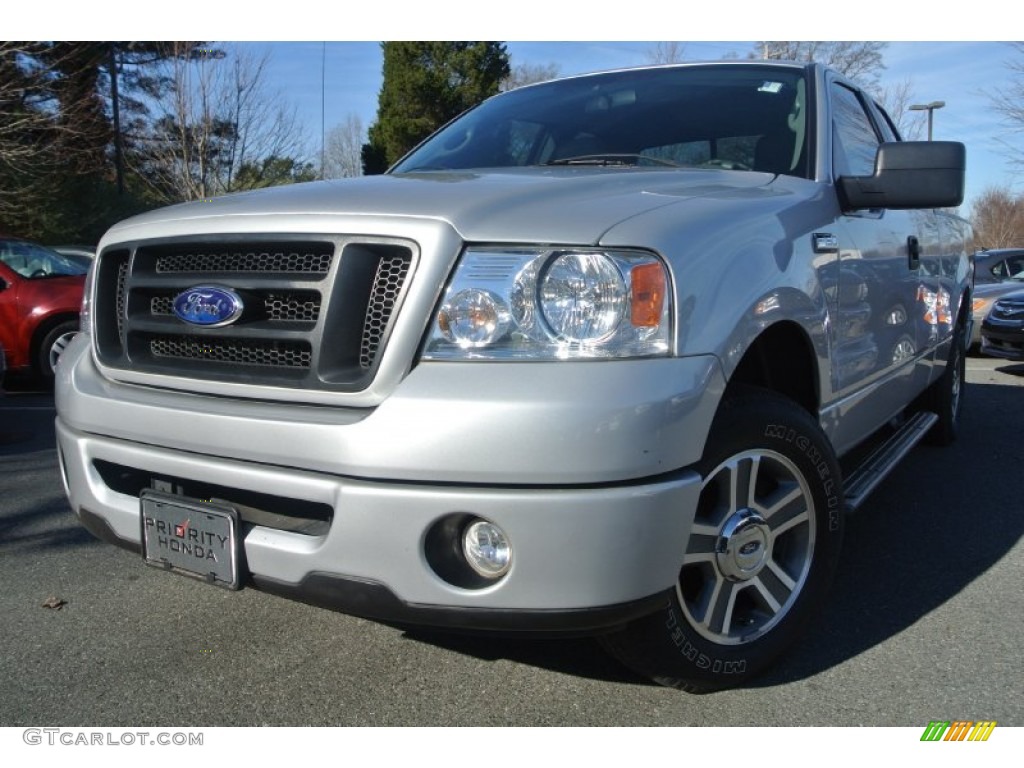 2008 F150 XLT SuperCab - Silver Metallic / Medium/Dark Flint photo #1