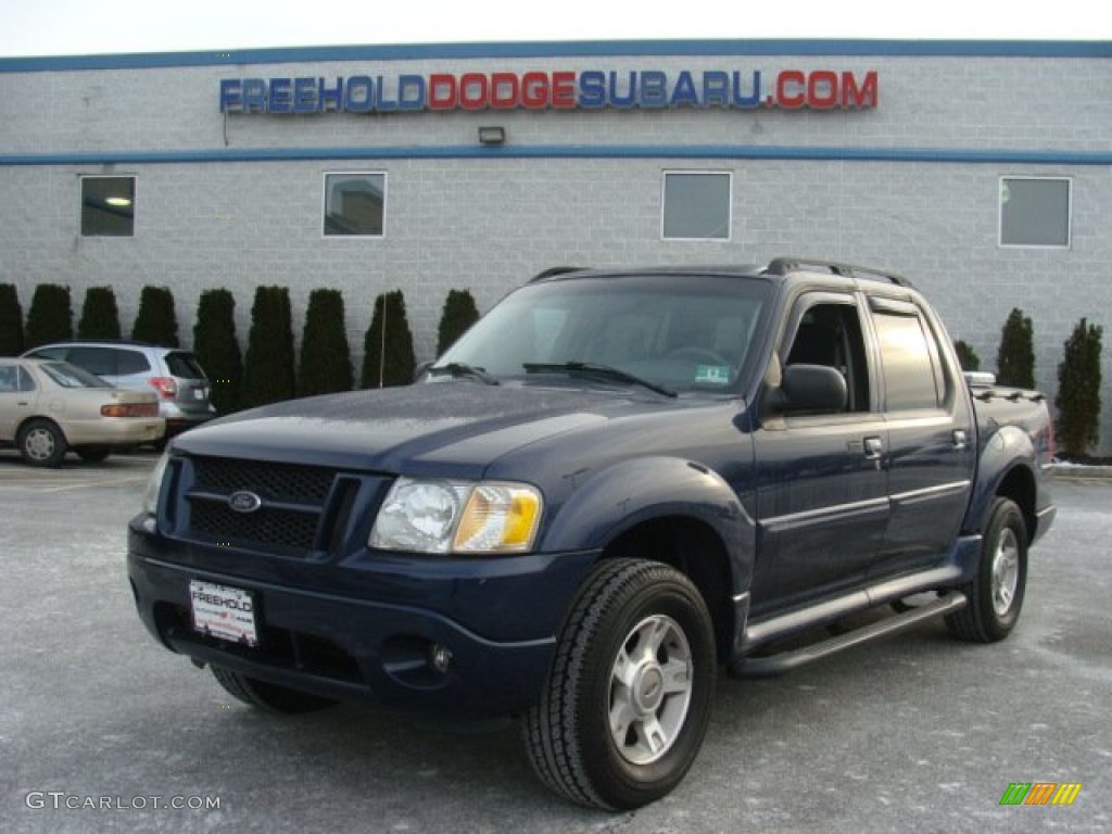 Dark Blue Pearl Metallic Ford Explorer Sport Trac