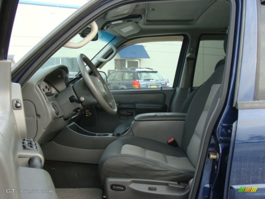 2004 Explorer Sport Trac XLT - Dark Blue Pearl Metallic / Medium Dark Flint/Dark Flint photo #14