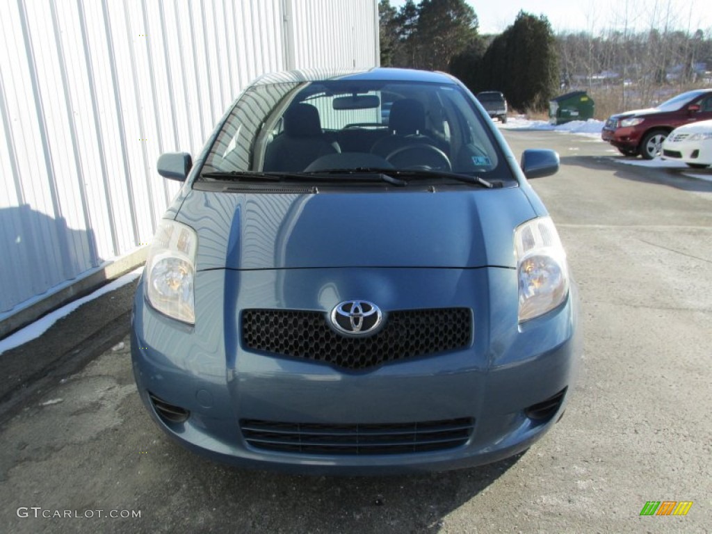 2007 Yaris 3 Door Liftback - Bayou Blue Metallic / Dark Charcoal photo #7