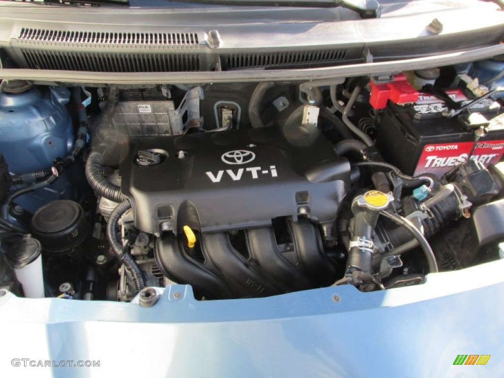 2007 Yaris 3 Door Liftback - Bayou Blue Metallic / Dark Charcoal photo #9