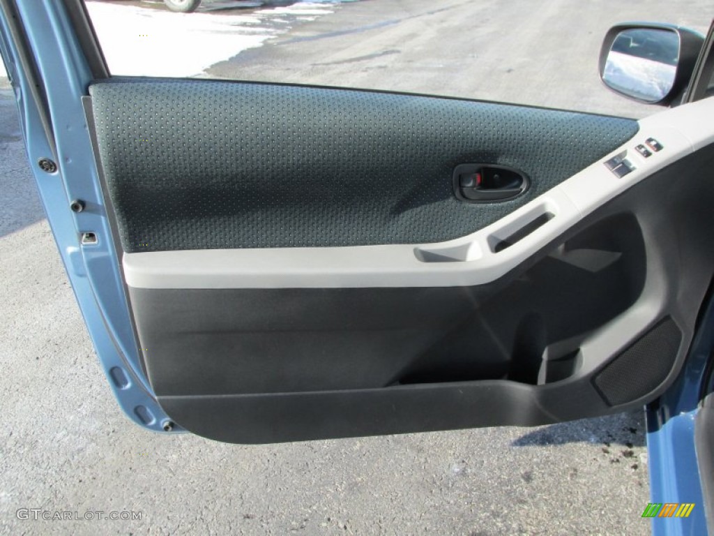 2007 Yaris 3 Door Liftback - Bayou Blue Metallic / Dark Charcoal photo #10