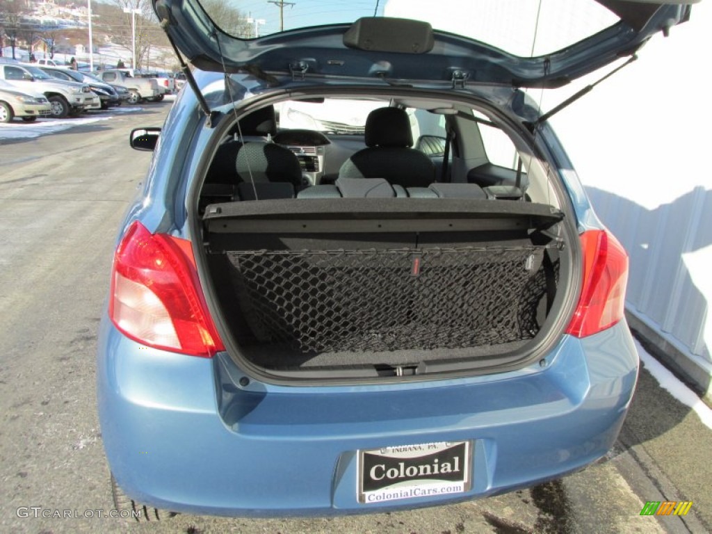 2007 Yaris 3 Door Liftback - Bayou Blue Metallic / Dark Charcoal photo #17