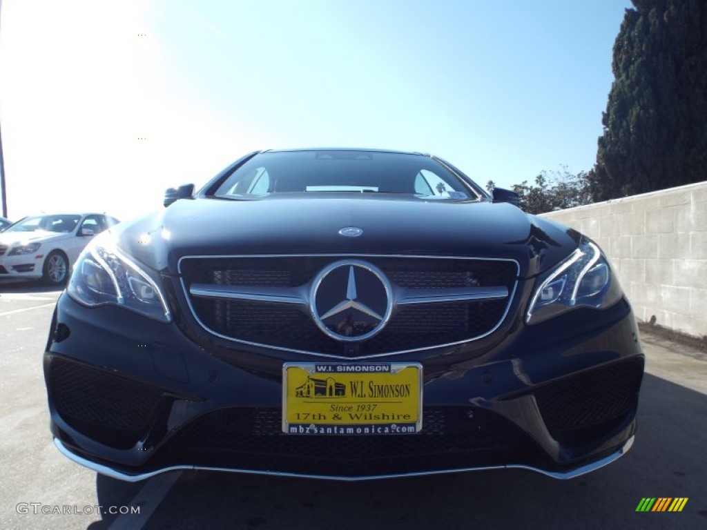 2014 E 550 Coupe - Black / Black photo #2