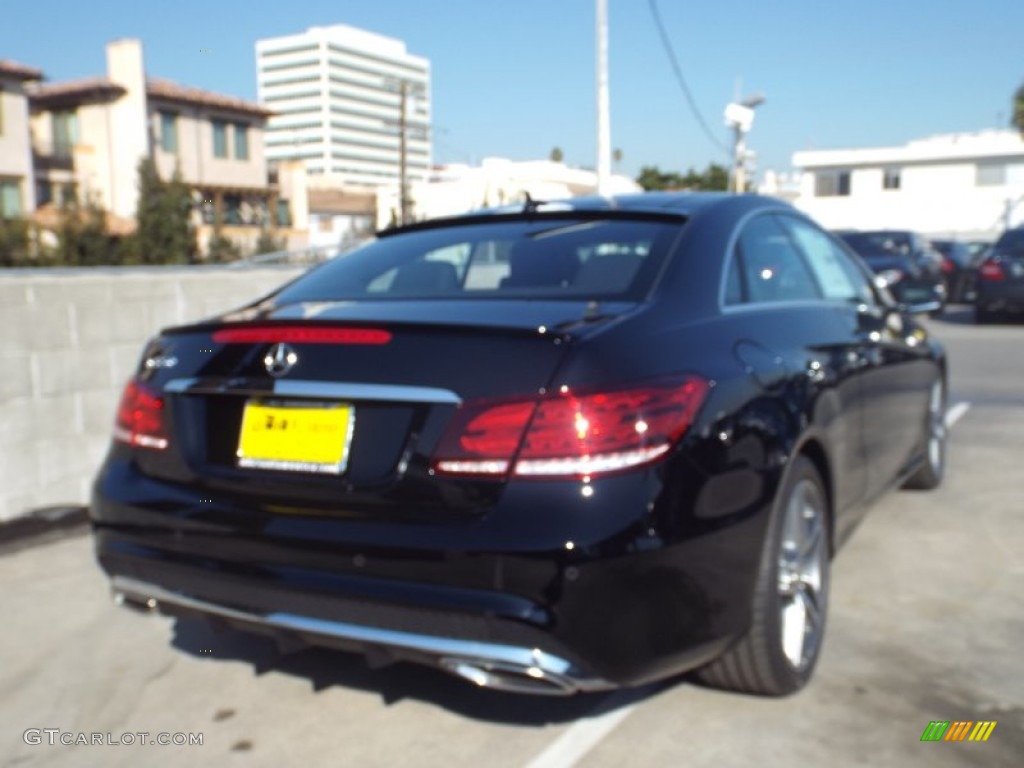 2014 E 550 Coupe - Black / Black photo #4
