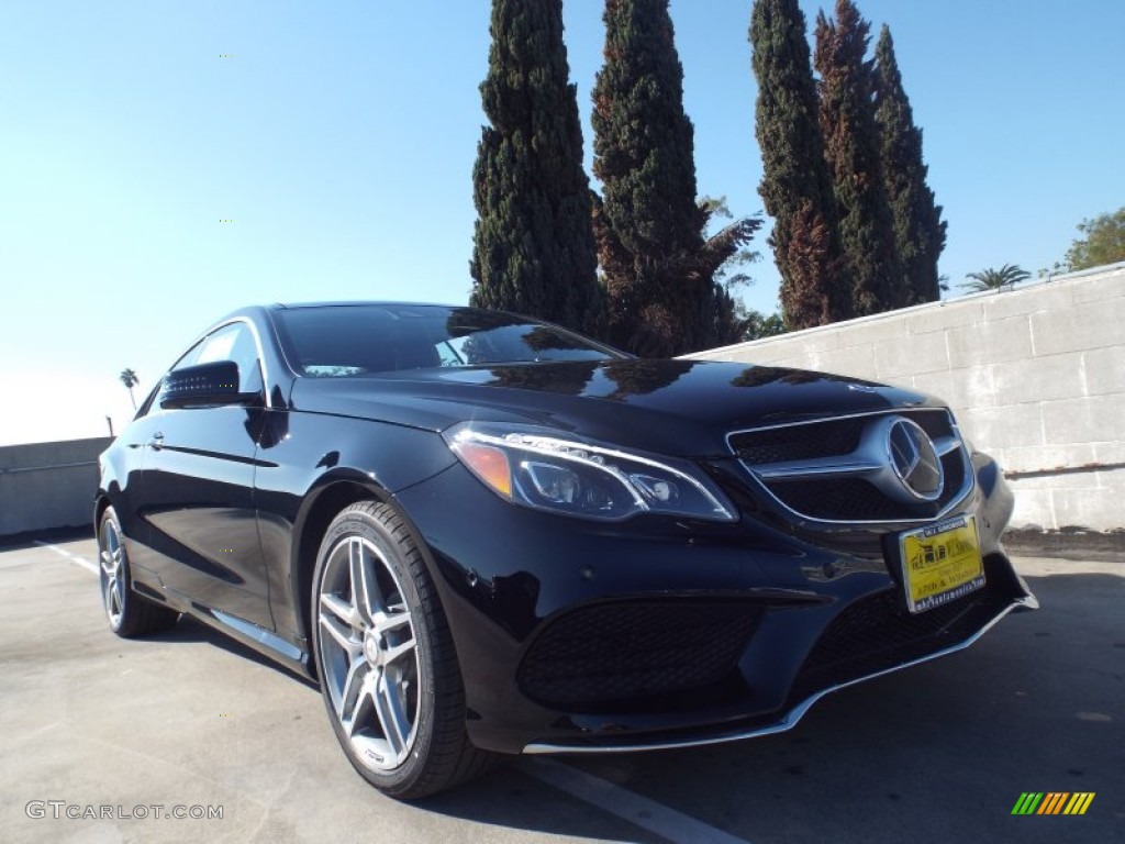 2014 E 550 Coupe - Black / Black photo #11