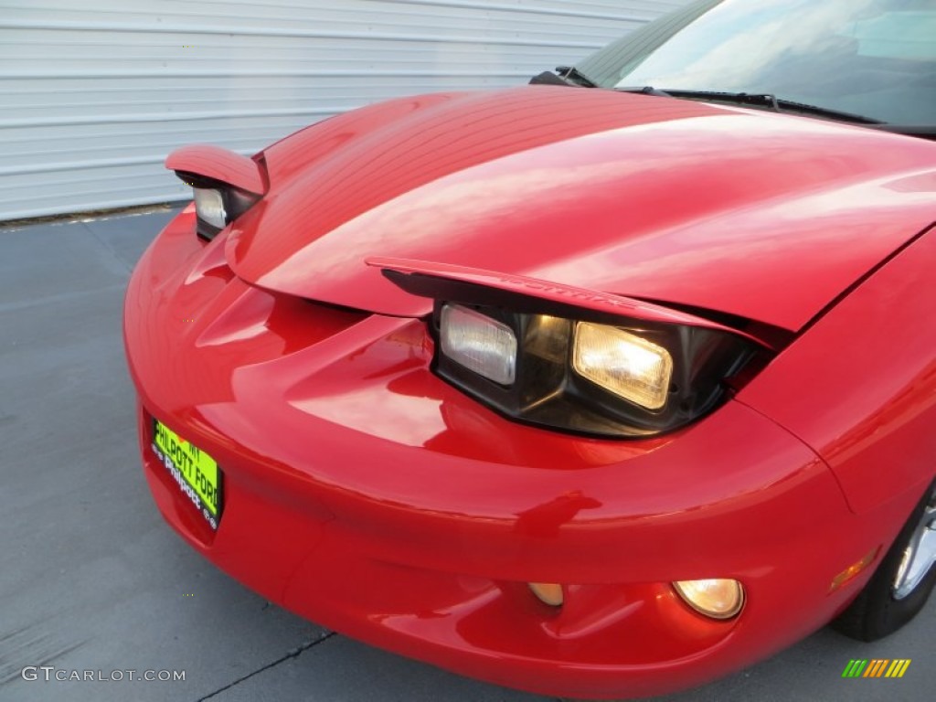 2002 Firebird Coupe - Bright Red / Ebony Black photo #9