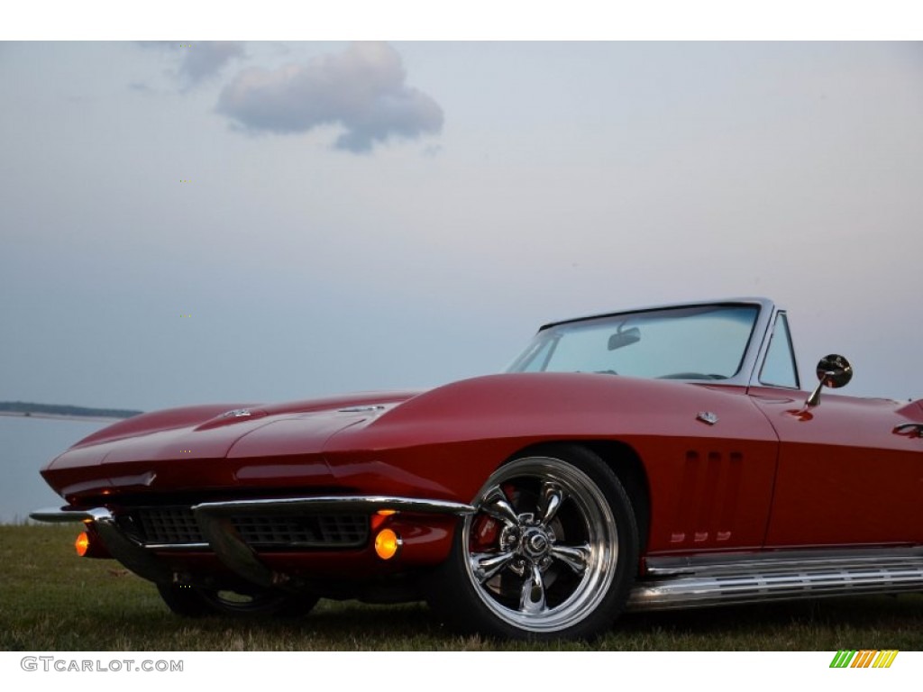 1966 Corvette Sting Ray Convertible - Rally Red / Red/Black photo #1