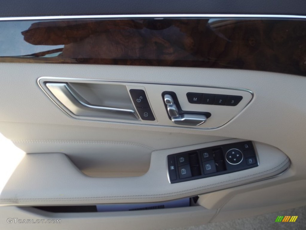 2014 E 350 Sedan - Diamond White Metallic / Silk Beige/Espresso Brown photo #6
