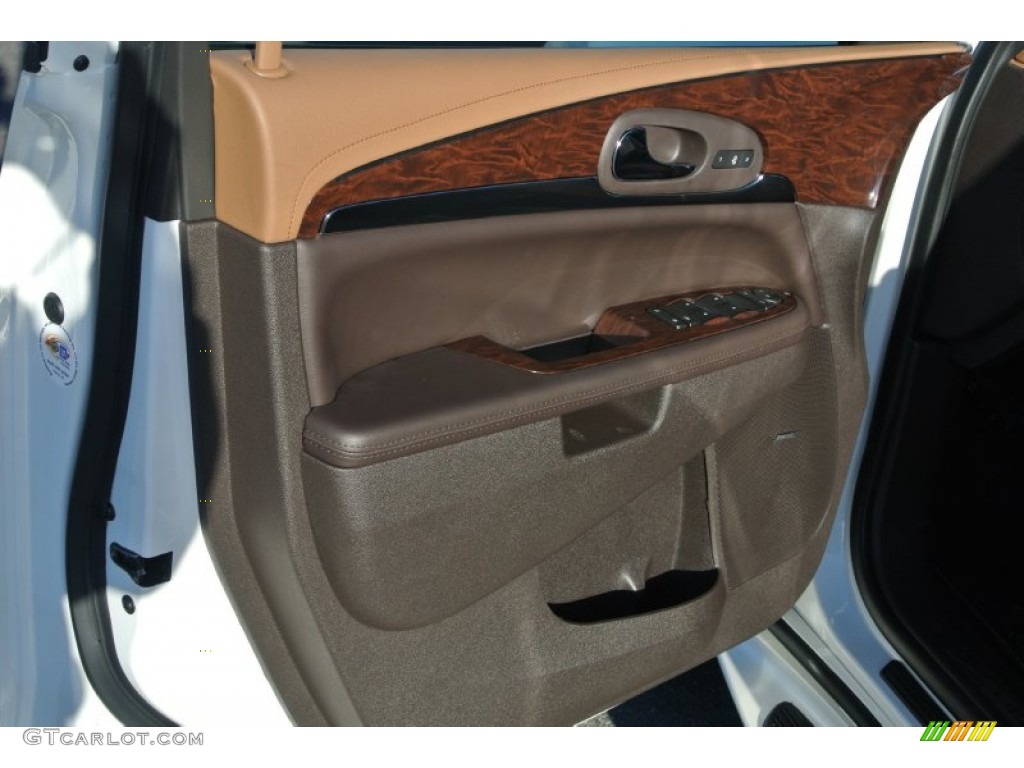 2014 Enclave Leather - White Opal / Cocaccino photo #9