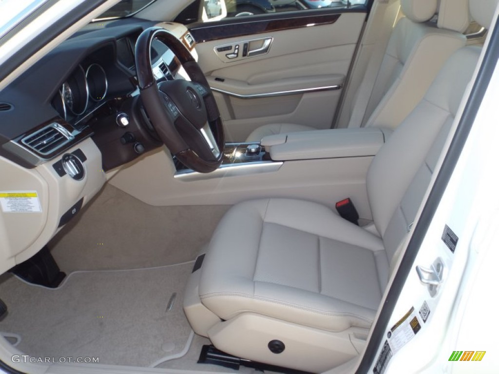 2014 E 350 Sedan - Diamond White Metallic / Silk Beige/Espresso Brown photo #7