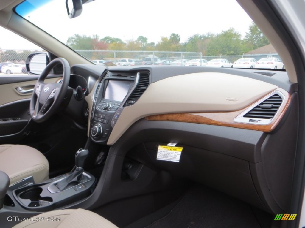2014 Hyundai Santa Fe GLS Beige Dashboard Photo #88772714