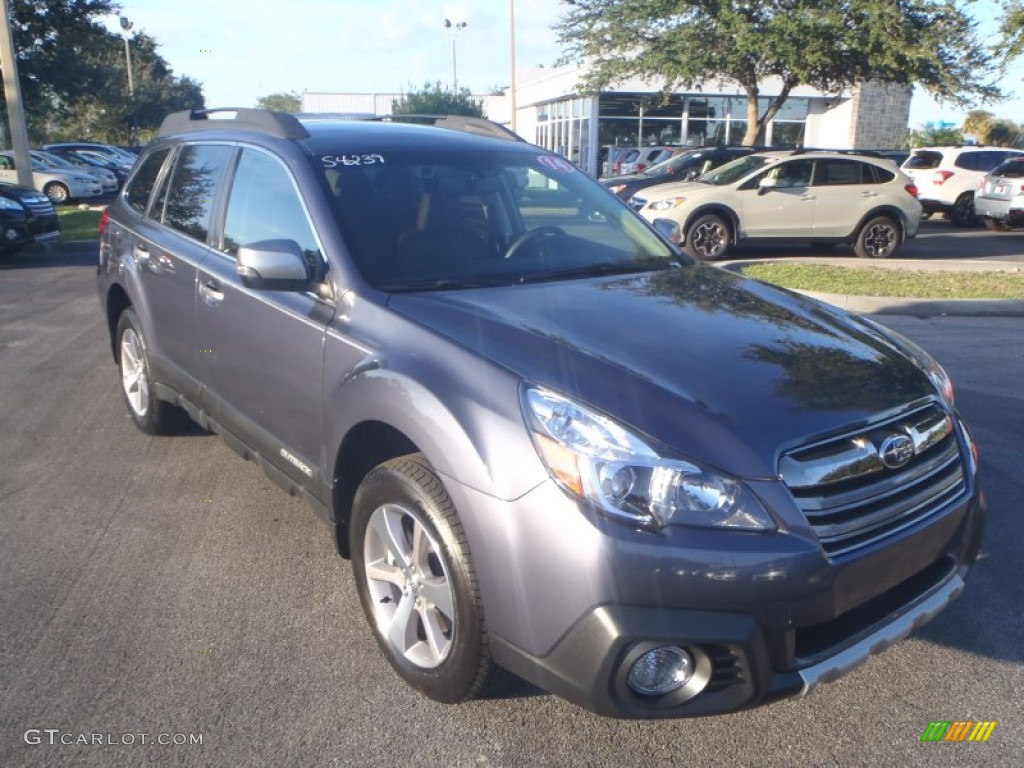 2014 Outback 3.6R Limited - Carbide Gray Metallic / Saddle Brown photo #1