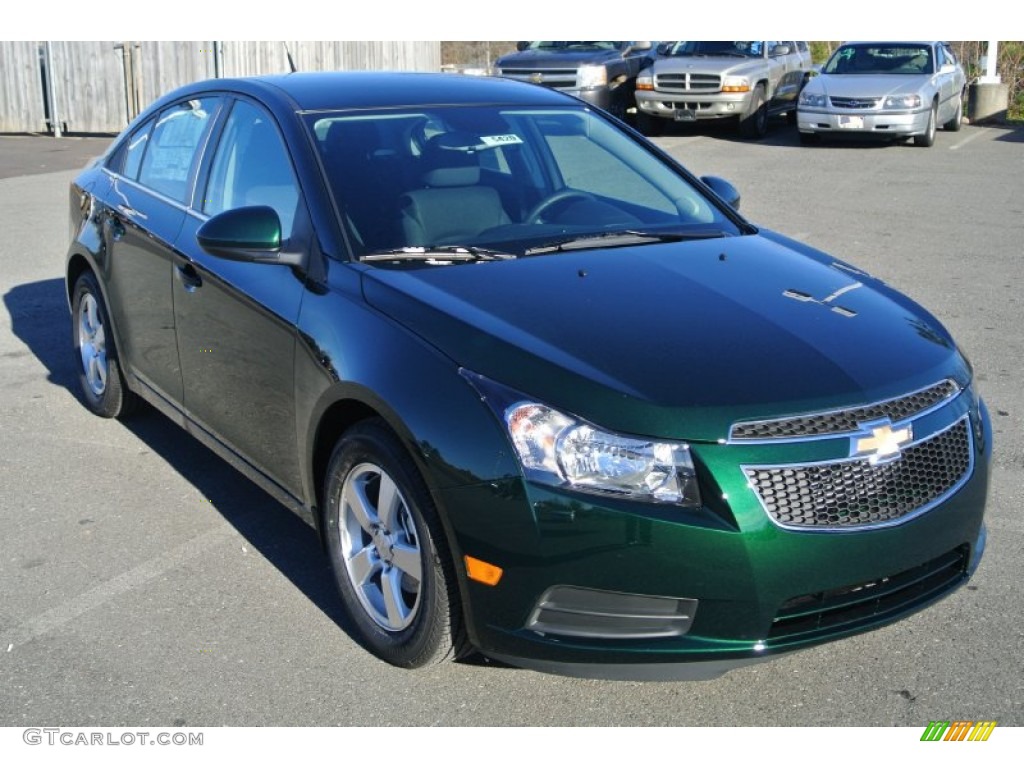2014 Cruze LT - Rainforest Green Metallic / Jet Black photo #1