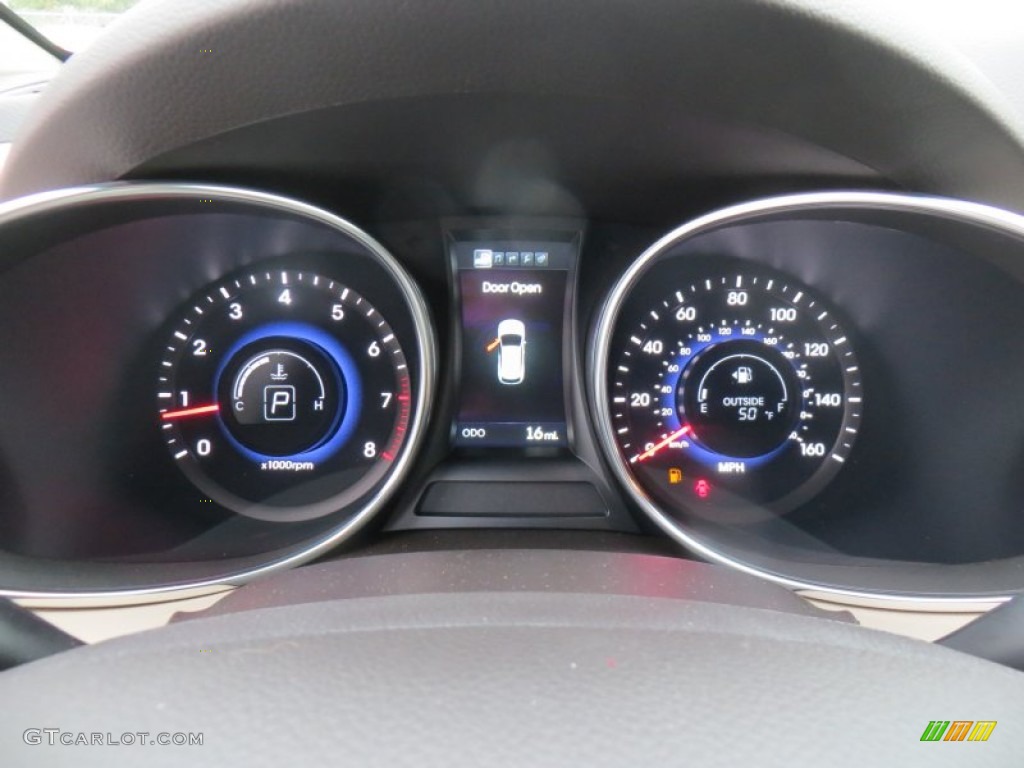 2014 Hyundai Santa Fe GLS Gauges Photo #88773275