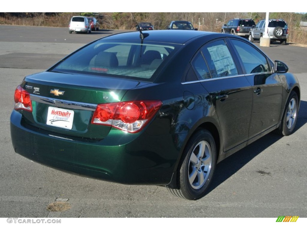 2014 Cruze LT - Rainforest Green Metallic / Jet Black photo #5