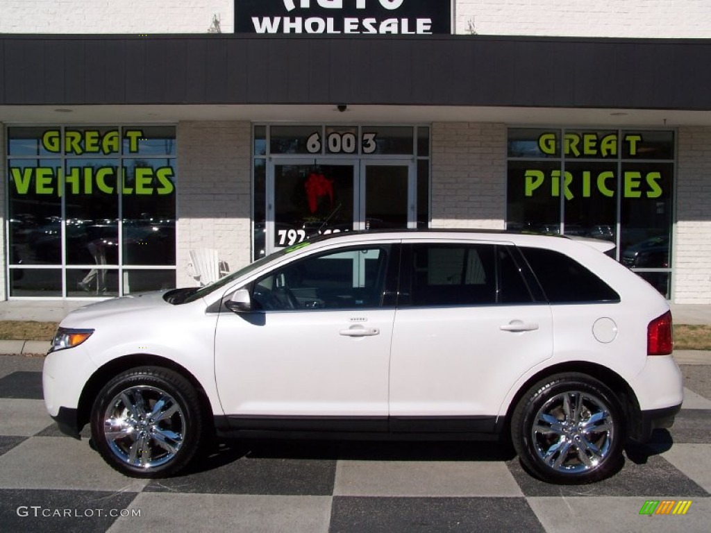 2013 Edge Limited AWD - White Suede / Charcoal Black photo #1