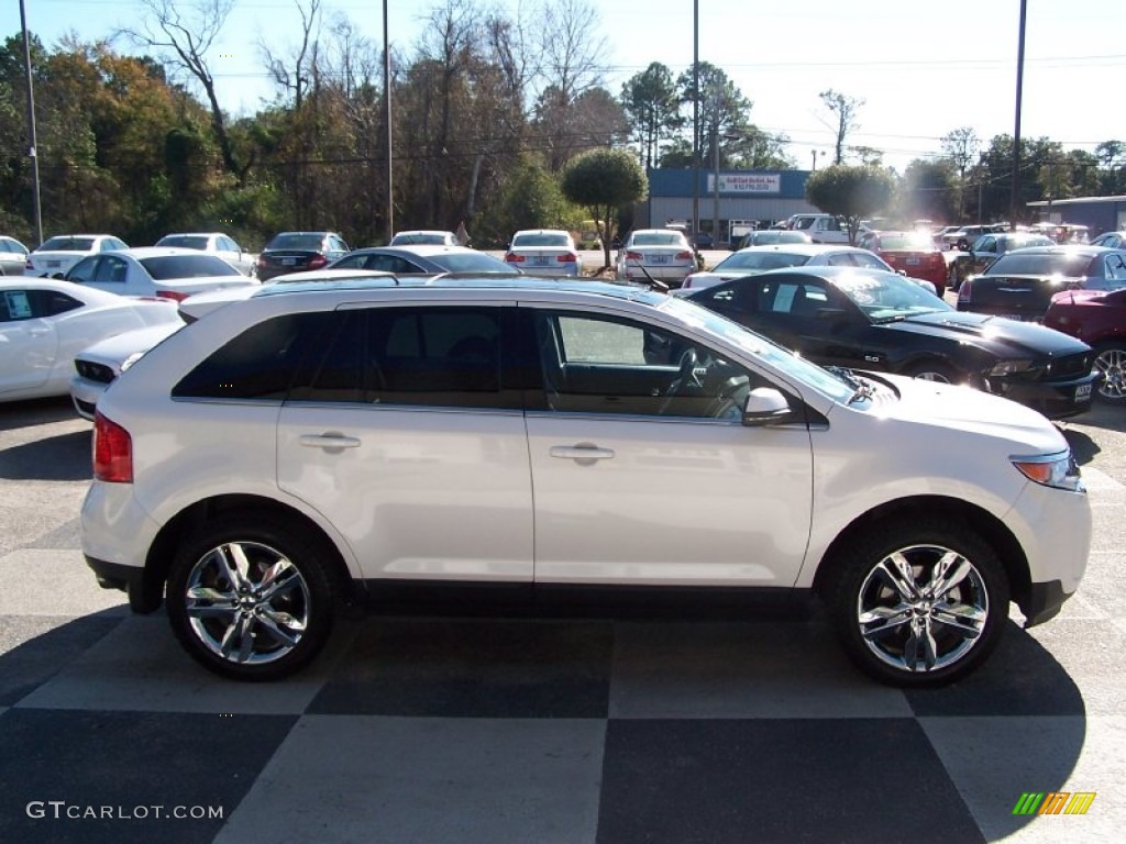 2013 Edge Limited AWD - White Suede / Charcoal Black photo #3