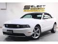 Performance White 2010 Ford Mustang GT Premium Convertible