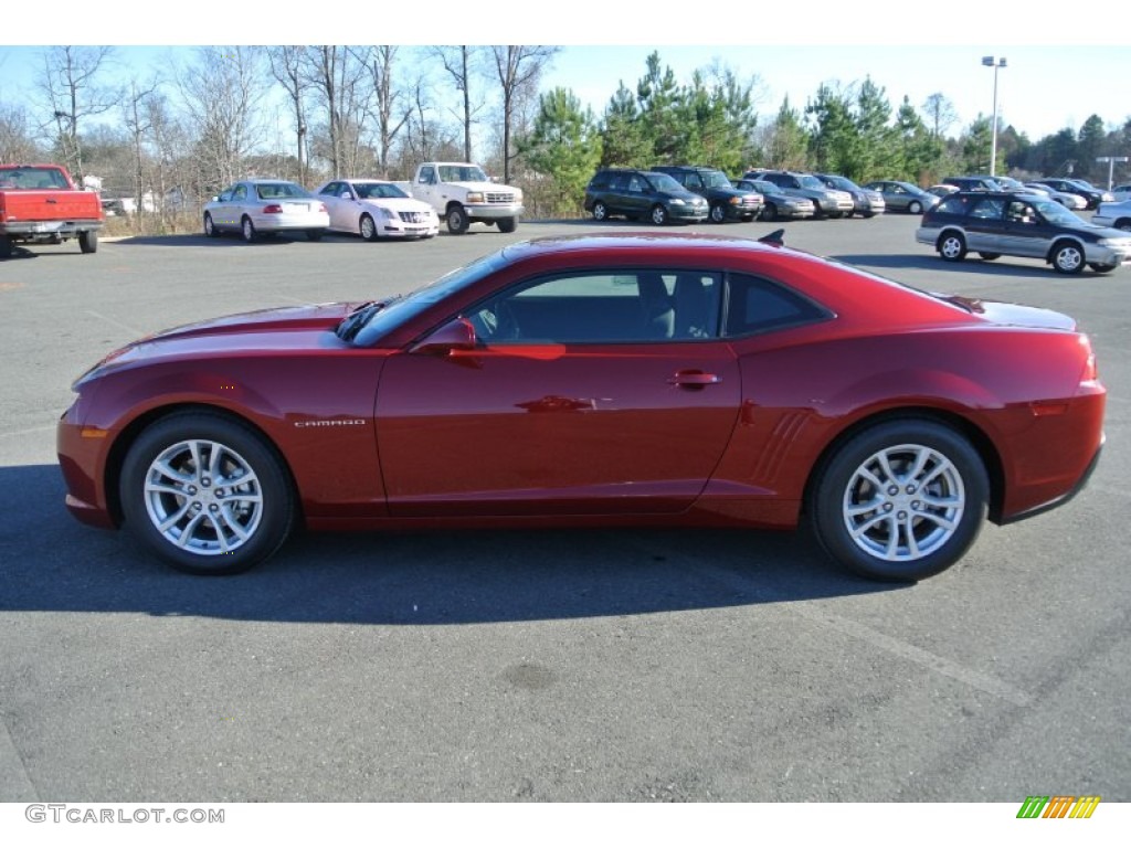2014 Camaro LT Coupe - Crystal Red Tintcoat / Black photo #3