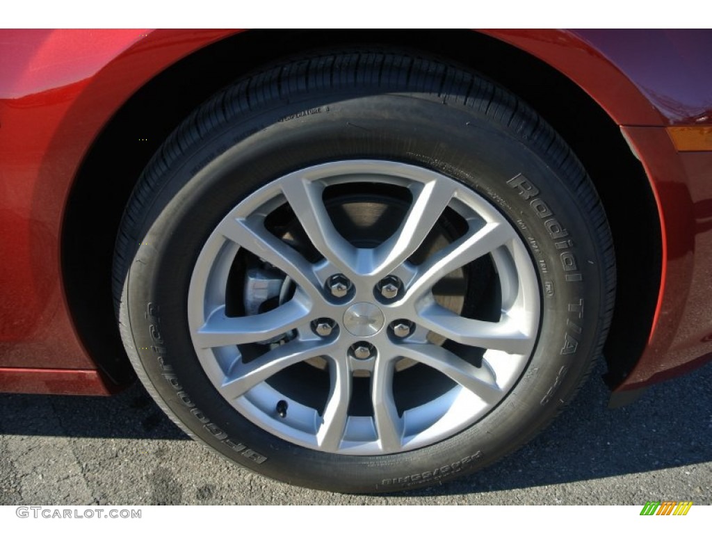 2014 Camaro LT Coupe - Crystal Red Tintcoat / Black photo #19