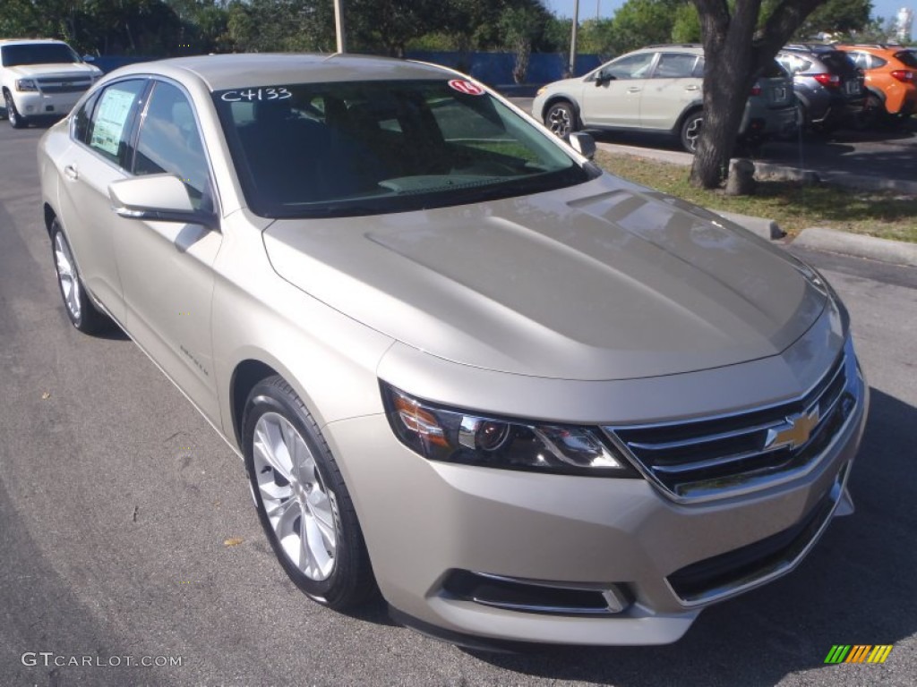 2014 Impala LT - Champagne Silver Metallic / Jet Black/Dark Titanium photo #1