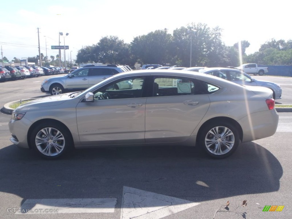 2014 Impala LT - Champagne Silver Metallic / Jet Black/Dark Titanium photo #3