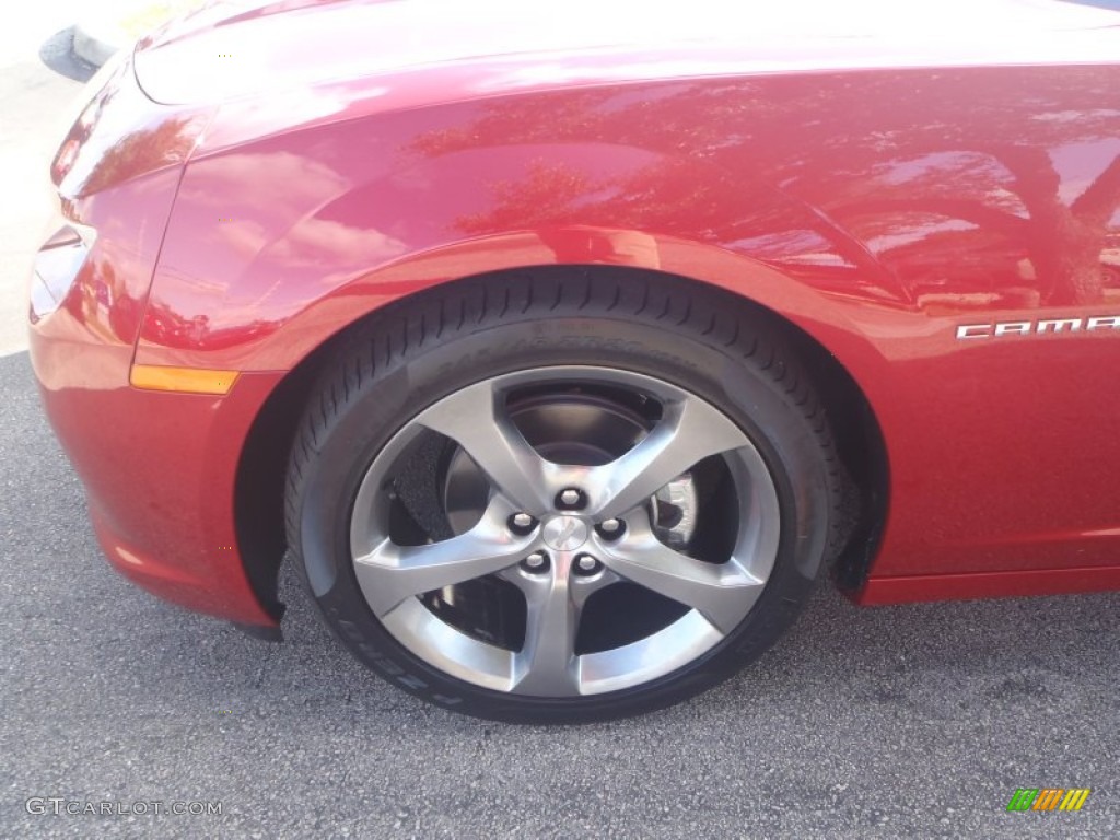 2014 Camaro LT Coupe - Crystal Red Tintcoat / Black photo #7