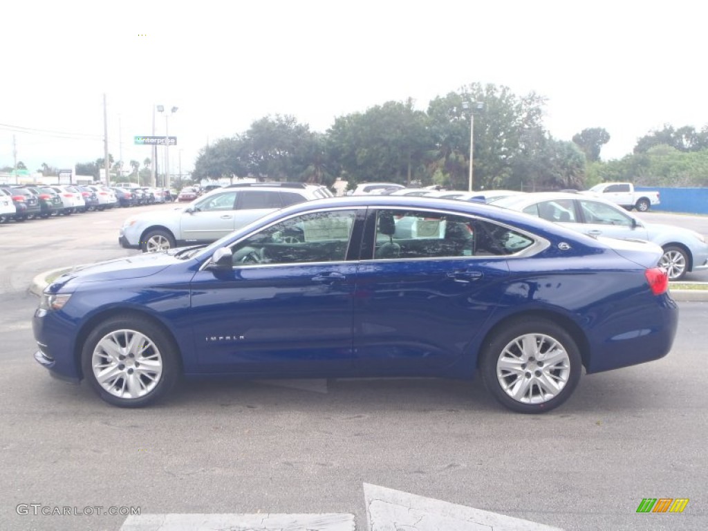 2014 Impala LS - Blue Topaz Metallic / Jet Black/Dark Titanium photo #3