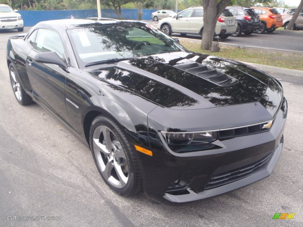 2014 Camaro SS/RS Coupe - Black / Black photo #1